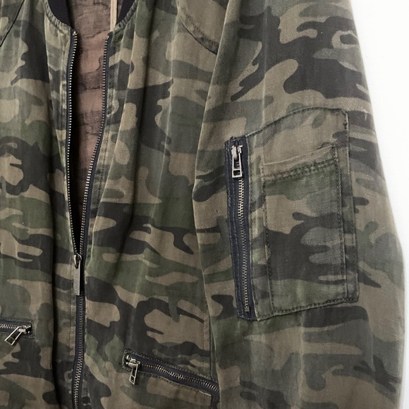 Sanctuary Como Light Jacket Full Zipper Sz M - Picture 6 of 8